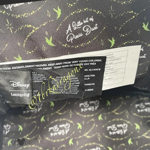 NWT Tinkerbell π§Officially Licensed Loungefly Disney Backpack Disney Tink Magic - Picture 12 of 16